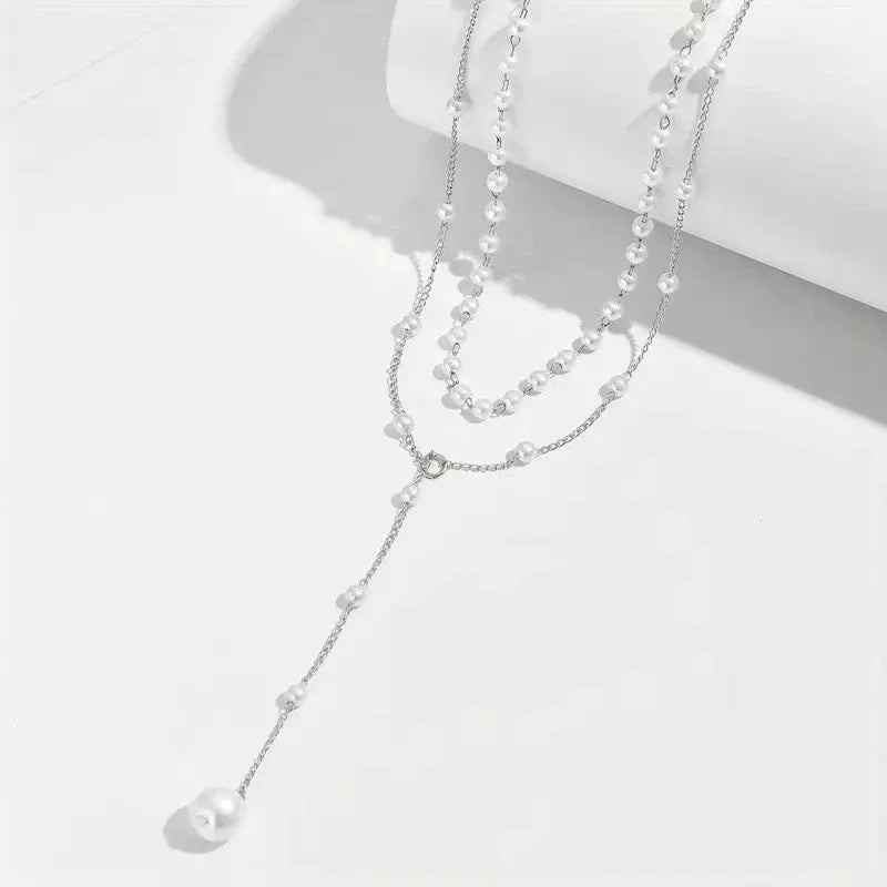 The Cascade Pearl Necklace