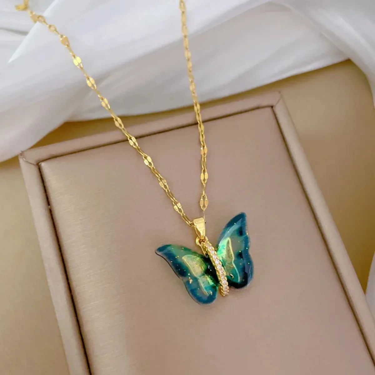 The Aura Butterfly Pendant