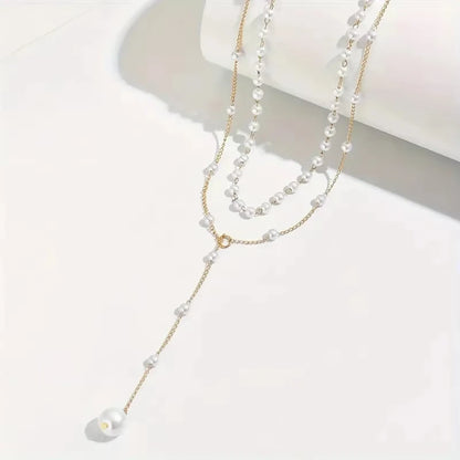 The Cascade Pearl Necklace