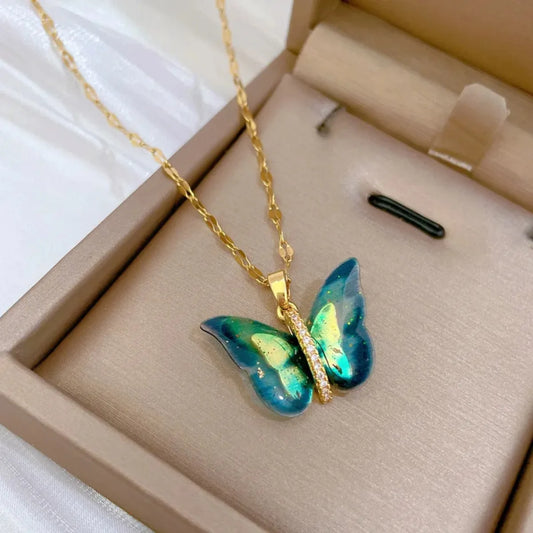 The Aura Butterfly Pendant