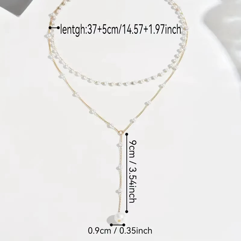 The Cascade Pearl Necklace