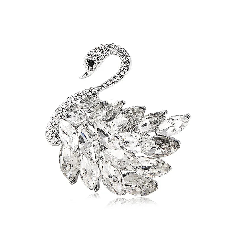 The Starlight Swan Brooch