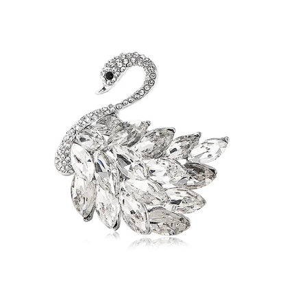 The Starlight Swan Brooch