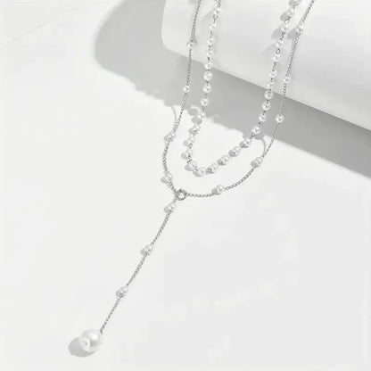 The Cascade Pearl Necklace