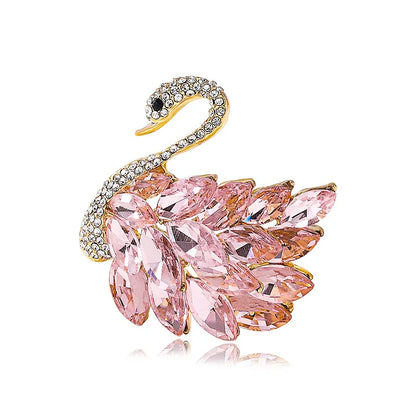 The Starlight Swan Brooch
