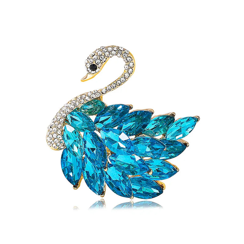 The Starlight Swan Brooch