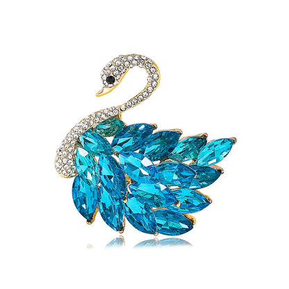 The Starlight Swan Brooch